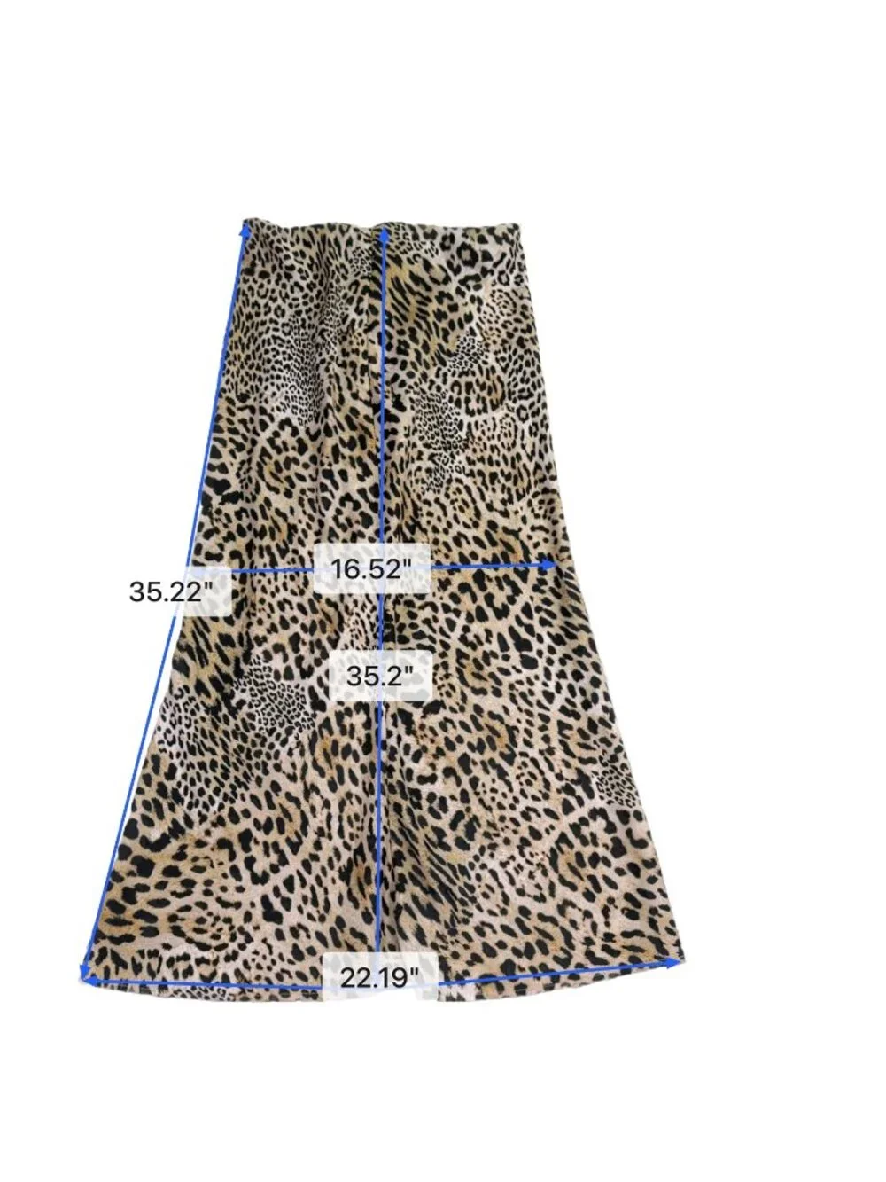 Zara Womens Animal Print Maxi Skirt Leopard Pattern Neutral Colors Sz XS